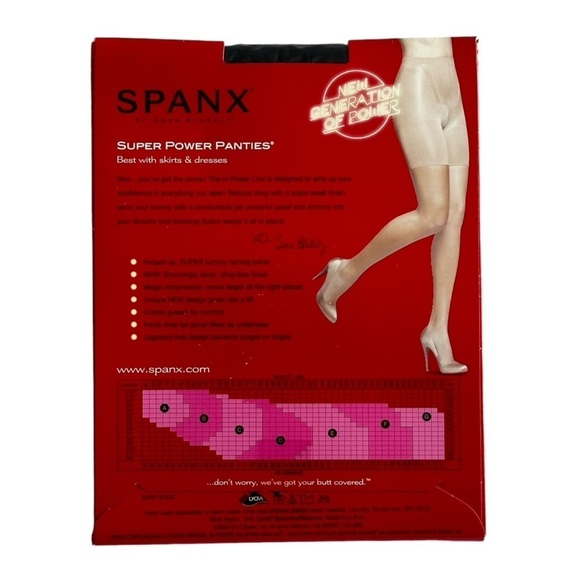 NEW SPANX Super Power Panties Mid-Thigh Shaper by Sara Blakely in Black Size F - Picture 2 of 5